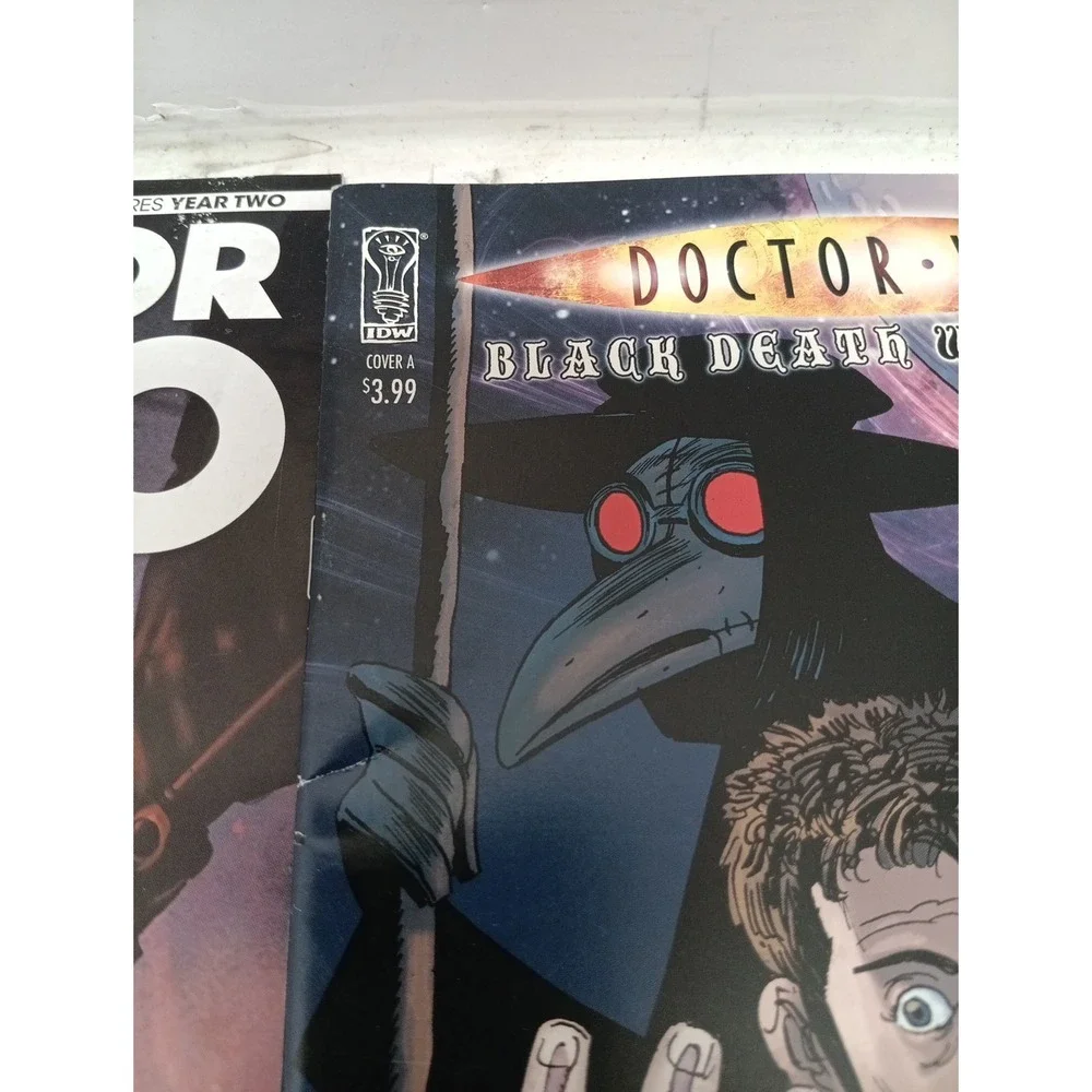 Doctor Who Comic Book Lot Of 3 The Time Machination, Black Death/White Life Etc